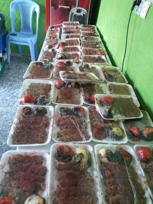 Iftar meals packed and ready